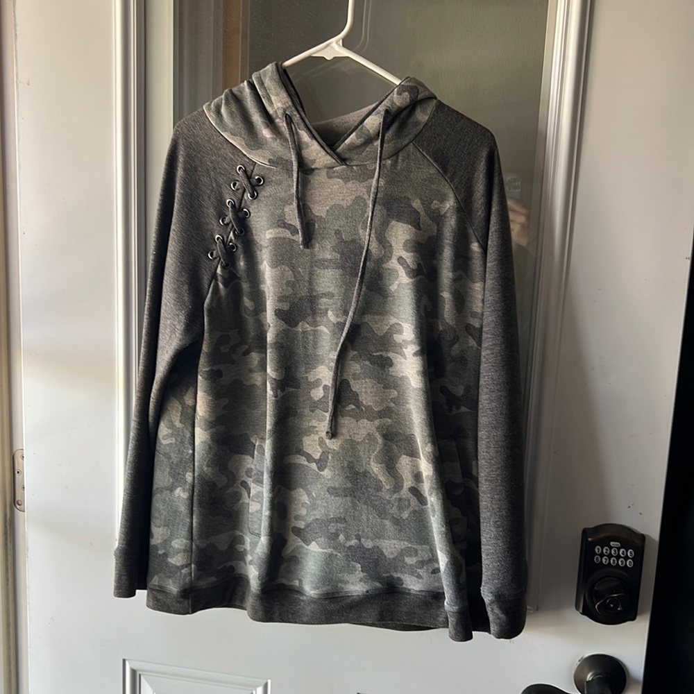 Camouflage sweater